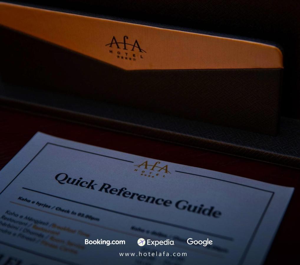 Hotel Afa Pristina Eksteriør bilde